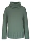 Michael Kors Roll-neck Sweater In Green