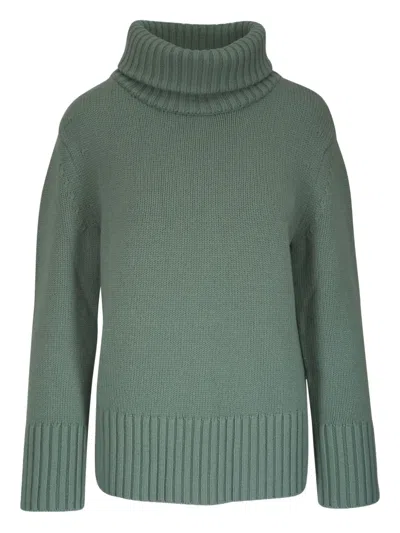 Michael Kors Roll-neck Sweater In Green