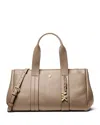 Michael Kors Romee Small East West Satchel In Beige