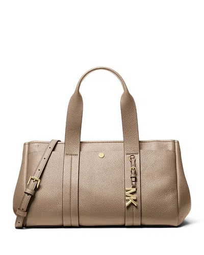Michael Kors Romee Small East West Satchel In Beige