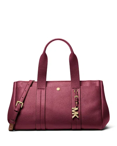Michael Kors Romee Small East West Satchel In Orange