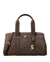 Michael Kors Romee Small East/west Satchel In Brown