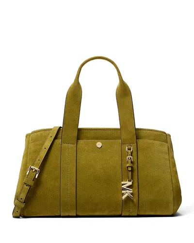 Michael Kors Romee Small East/west Satchel In Green