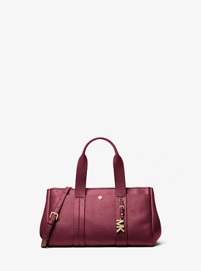 Michael Kors Romee Small Pebbled Leather Satchel