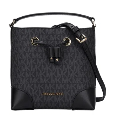 Michael Kors Rope Strap Satchel In Black