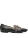 Michael Kors Rory Leather Logo Loafer In Black