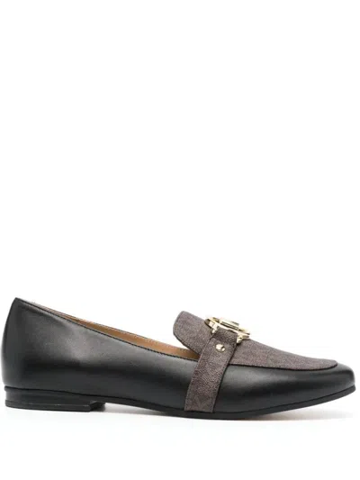 Michael Kors Rory Leather Logo Loafer In Black
