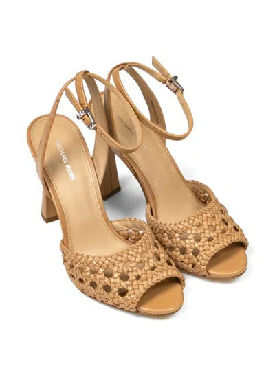 Michael Kors Rosie Woven Sandals In Brown