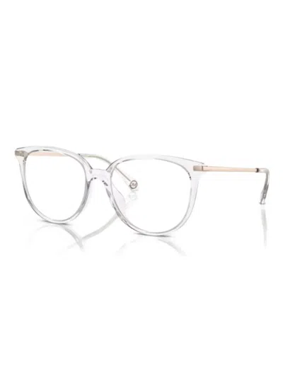 Michael Kors Round-frame Glasses In White
