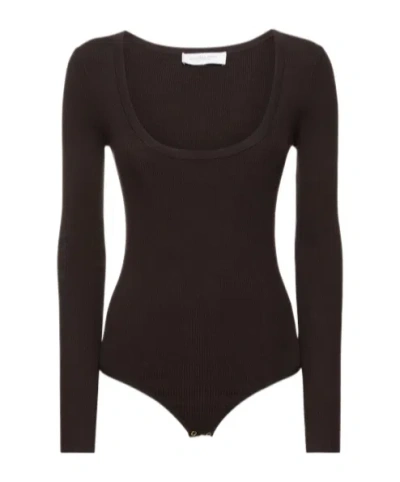 Michael Kors Round-neck Knitted Jumpsuit In Multi