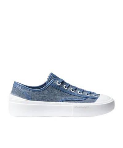 Michael Kors Round Toe Low-top Casual Shoes In Blue