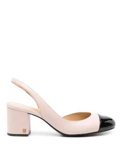 Michael Kors Round Toe Slingback In Nude & Neutrals