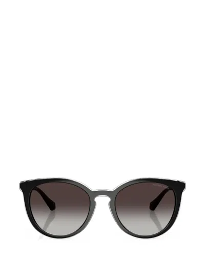 Michael Kors Round-frame Sunglasses In Black