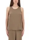 Michael Kors Rower Model Tank Top In Brown