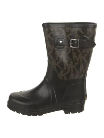 Pre-owned Michael Kors Rubber Printed Rain Boots In Multi