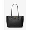 Michael Kors Ruby Large Saffiano Leather Tote Bag In Black