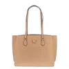 Michael Kors Ruby Large Saffiano Leather Tote Bag In Brown