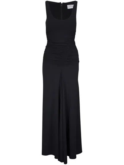 MICHAEL KORS RUCHED-DETAILING MIDI DRESS