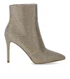 Michael Kors Rue Strass Gold Heeled Ankle Boot In Gold