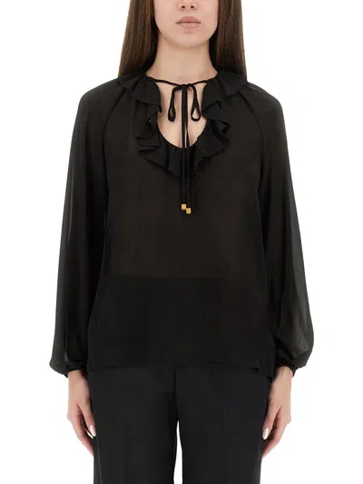 MICHAEL KORS MICHAEL KORS RUFFLE BLOUSE