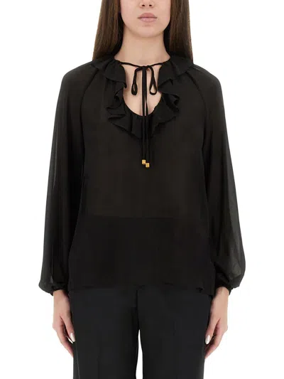 MICHAEL KORS MICHAEL KORS RUFFLE BLOUSE