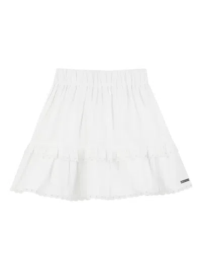 Michael Kors Kids' Ruffled Skirt In White