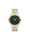 Michael Kors Oversized Slim Runway Two-tone Watch