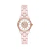 Michael Kors Runway Mk6622 Women's Pink-tone Quartz 28mm Watch In Gold