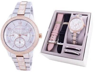 Pre-owned Michael Kors Runway Quartz Fashion Mk6727 50m Women's Ladies Watch