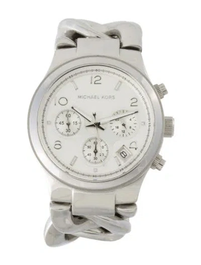 Pre-owned Michael Kors Runway Twist Watch, 38mm In Multi