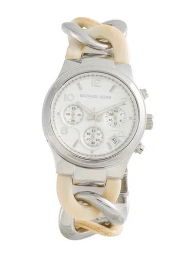 Pre-owned Michael Kors Runway Twist Watch, 38mm In Multicolor