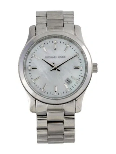 Pre-owned Michael Kors Runway Watch, 38mm In Multi