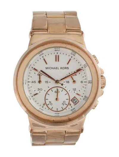 Pre-owned Michael Kors Runway Watch, 38mm In Multi