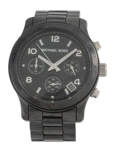 Pre-owned Michael Kors Runway Watch, 39mm In Multi