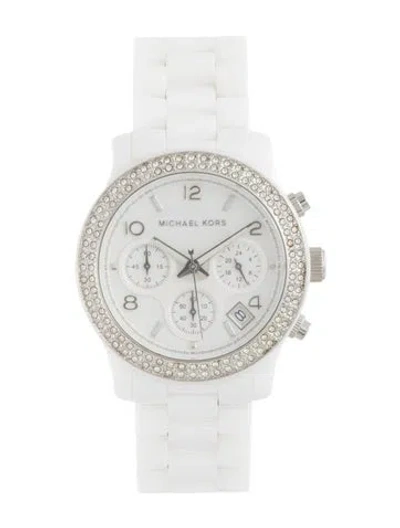 Pre-owned Michael Kors Runway Watch, 39mm In Multi