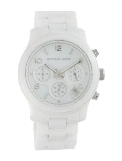 Pre-owned Michael Kors Runway Watch, 39mm In Multi