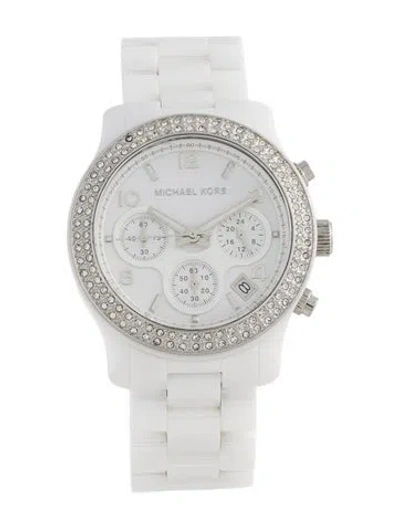 Pre-owned Michael Kors Runway Watch, 39mm In Multicolor