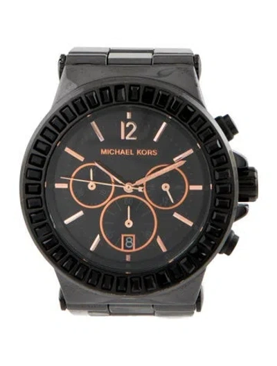 Pre-owned Michael Kors Runway Watch, 43mm In Multicolor