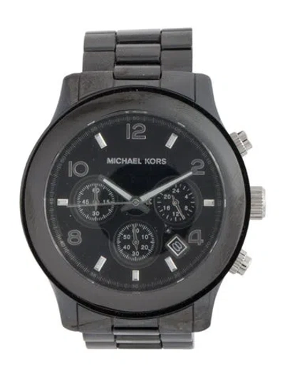 Pre-owned Michael Kors Runway Watch, 44mm In Multi