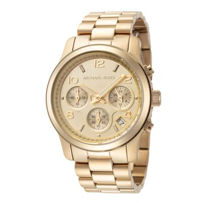 Michael Kors Runway Women's 38mm Quartz Watch In Gold