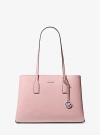 Michael Kors Ruthie Medium Saffiano Leather Tote Bag In Pink