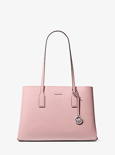 Michael Kors Ruthie Medium Saffiano Leather Tote Bag In Pink