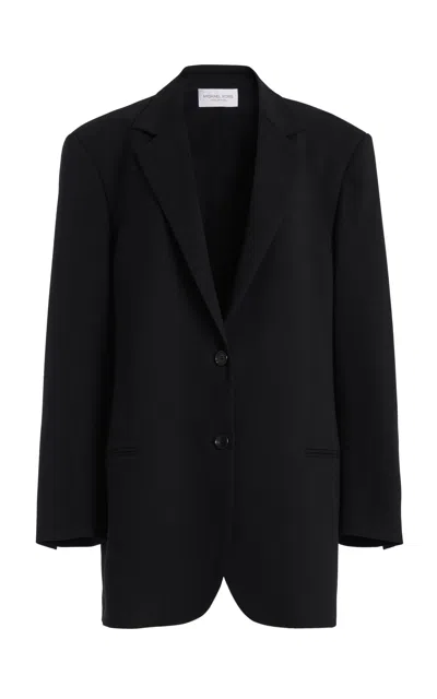 Michael Kors Ryan Stretch-wool Blazer In Black