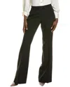 Michael Kors Sable Haylee Tuxedo Silk & Wool-blend Pant In Black