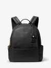 Michael Kors Sable Medium Pebbled Leather Backpack In Black