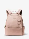Michael Kors Sable Medium Pebbled Leather Backpack In Pink