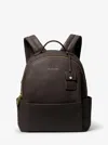 Michael Kors Sable Medium Pebbled Leather Backpack In Pink