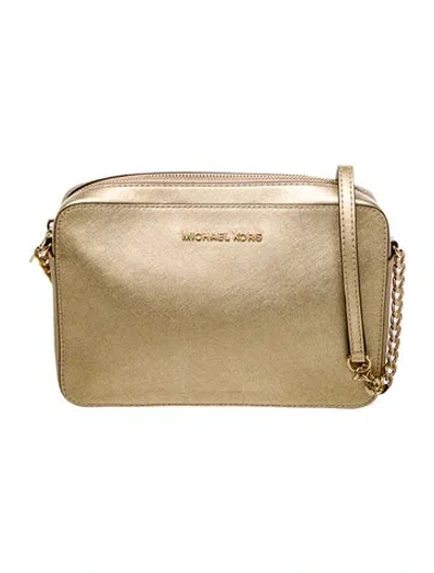Pre-owned Michael Kors Saffiano Leather Shoulder Bag