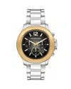 Michael Kors Sage Chronograph, 44mm In Black/silver