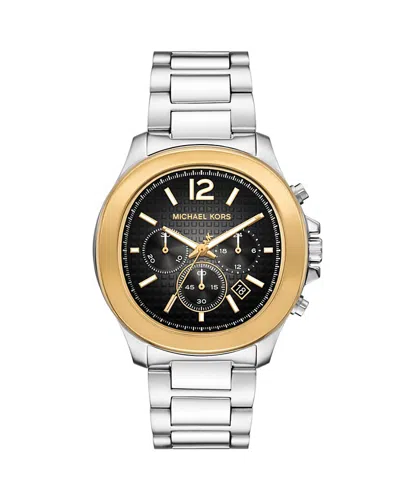 Michael Kors Sage Chronograph, 44mm In Black/silver